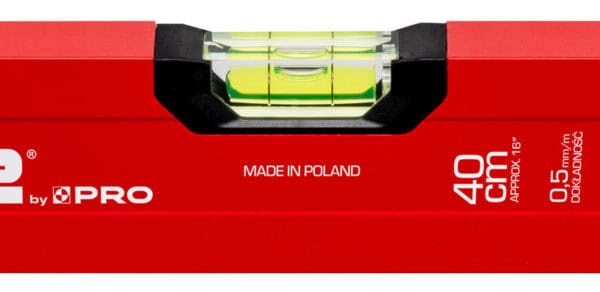 Poziomnica Hile s40 malowana czerwona 40 cm