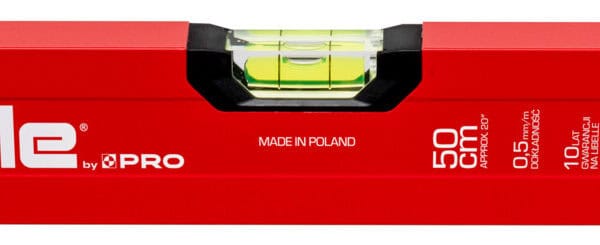 Poziomnica Hile s40 malowana czerwona 50 cm
