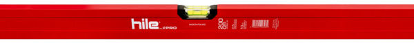 Poziomnica Hile s40 malowana czerwona 200 cm