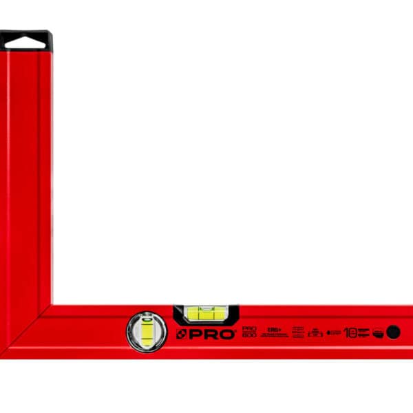 Kątownica czerwona wskaźnik pionu i poziomu  30x40 cm