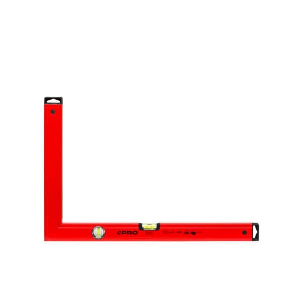 Kątownica czerwona wskaźnik pionu i poziomu  40x60 cm