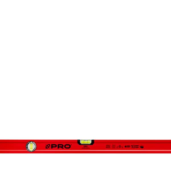 Kątownica czerwona wskaźnik pionu i poziomu 50x80 cm