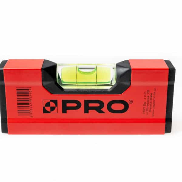 Poziomnica mini PRO600 malowana czerwona 12 cm