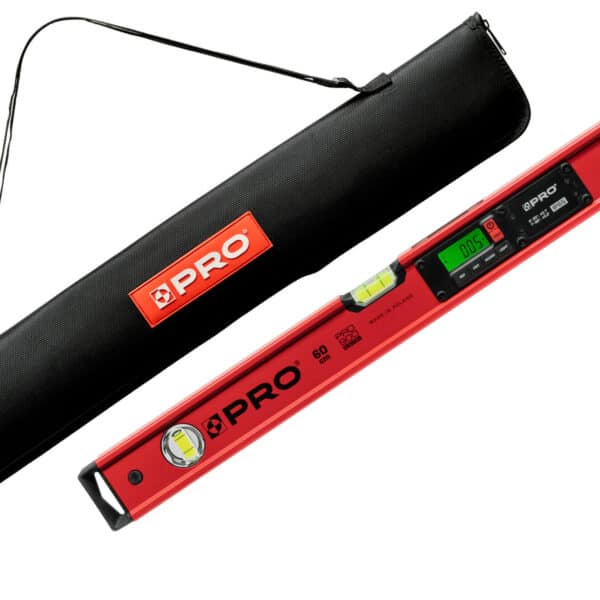 PRO900 DIGITAL POZIOMNICA ELEKTRONICZNA IP65 Z POKROWCEM od 40 cm do 180 cm. od Pro