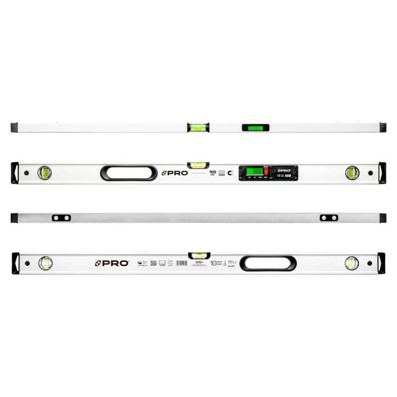 PRO900 DIGITAL POZIOMNICA ELEKTRONICZNA IP65 Z MAGNESAMI BIAŁA , Z POKROWCEM od 40 cm do 180 cm - obrazek 7