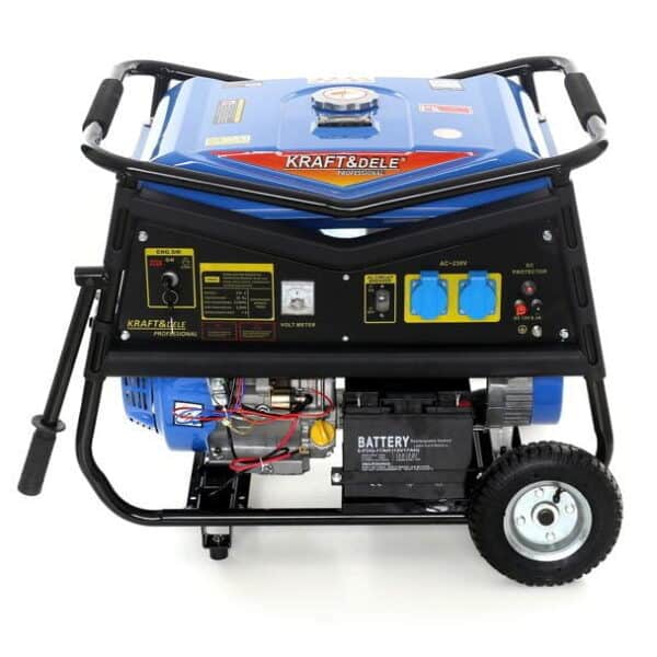 Agregat jednofazowy 5000W 12/230V KD145 Ręczny i elektryczny rozruch