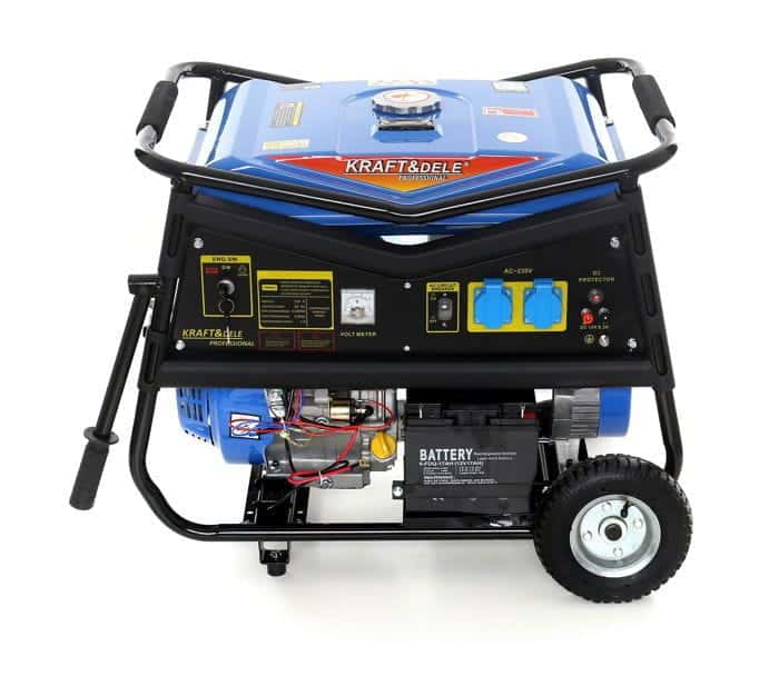 Agregat jednofazowy 5000W 12/230V KD145 Ręczny i elektryczny rozruch 1 Agregat jednofazowy 5000W 12/230V KD145 Ręczny i elektryczny rozruch