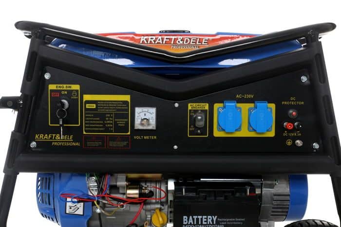 Agregat jednofazowy 5000W 12/230V KD145 Ręczny i elektryczny rozruch 13 Agregat jednofazowy 5000W 12/230V KD145 Ręczny i elektryczny rozruch - obrazek 13