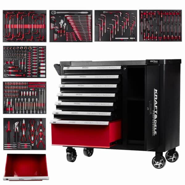 SZAFKA NARZĘDZIOWA z narzędziami 299EL KD1068 KRAFT&DELE