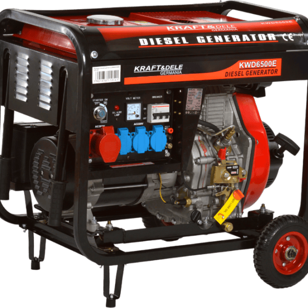 Agregat Prądotwórczy Diesel 6500W 12/230/380V KD120 elektroniczny rozruch