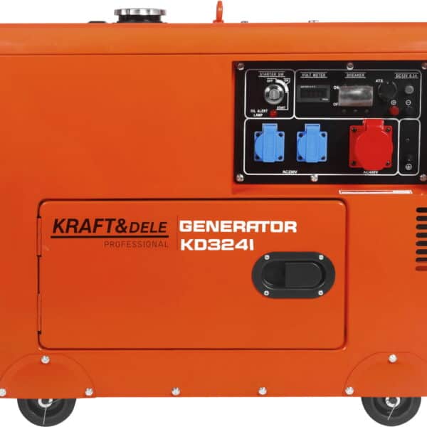 Agregat prądotwórczy diesel 7kW + ATS KD3241