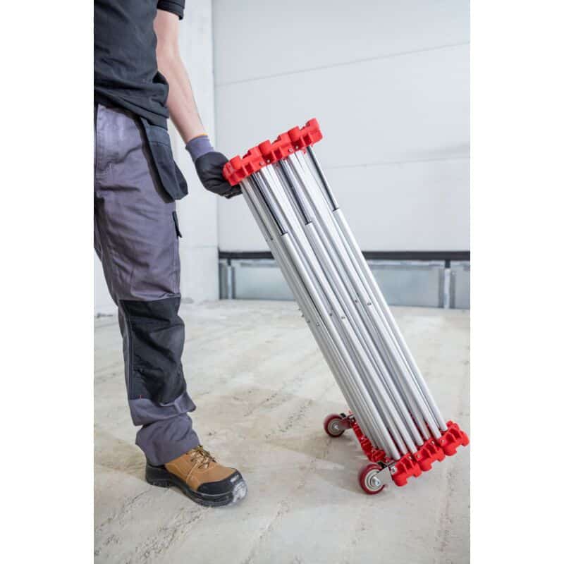 Stół glazurniczy składany PRO-AG102 – stół do płytek wielkoformatowych 230x119 cm do gresu i spieków - obrazek 4