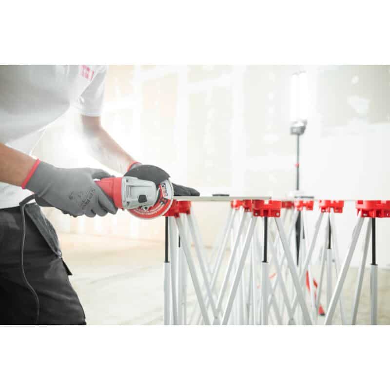 Stół glazurniczy składany PRO-AG102 – stół do płytek wielkoformatowych 230x119 cm do gresu i spieków - obrazek 5