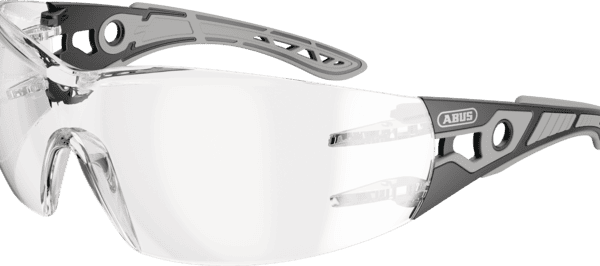 Okulary ochronne ABUS Xacto przezroczyste – bezramkowe okulary BHP EN 166 | lekkie i odporne