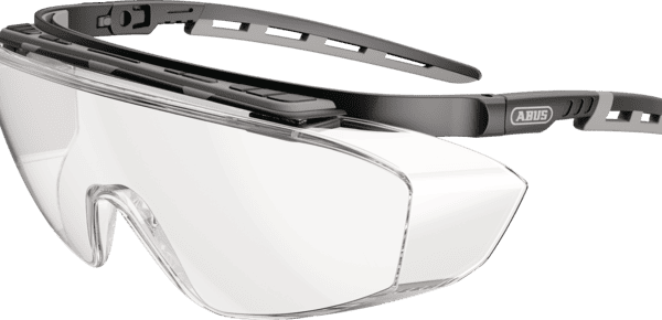 Okulary ochronne ABUS Dapteo przezroczyste – okulary BHP EN 166 | lekkie, VisiLens