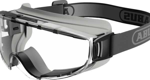 Okulary ochronne ABUS Proteo przezroczyste – okulary BHP EN 166 | panoramiczne, VisiLens