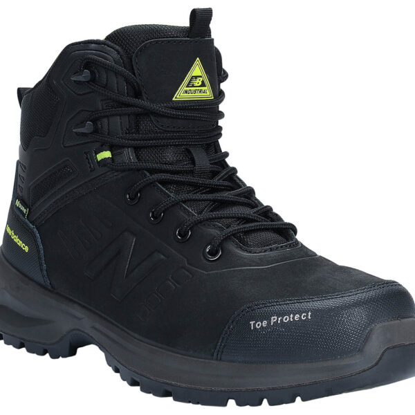 Buty robocze New Balance Calibre 4E S3L SR FO HRO – szerokie, wodoodporne, czarne