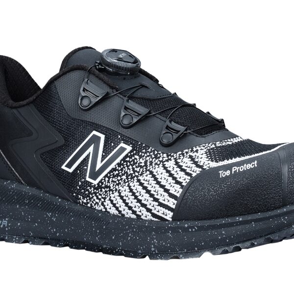 Buty robocze New Balance Speedware BOA S1P SRC – lekkie, oddychające, bez metalu, czarno-białe