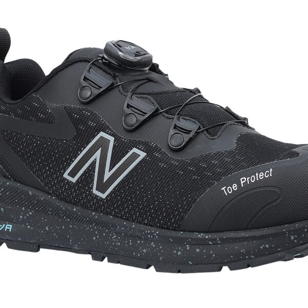 Damskie buty robocze New Balance Logic BOA S1 PL SR FO HRO – lekkie, oddychające, czarno-niebieskie