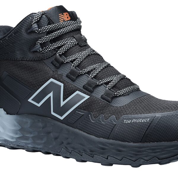 Damskie trzewiki robocze New Balance Cremorne Mid Womens S3L ESD HRO FO SR – wodoodporne, stabilne, czarno-szare