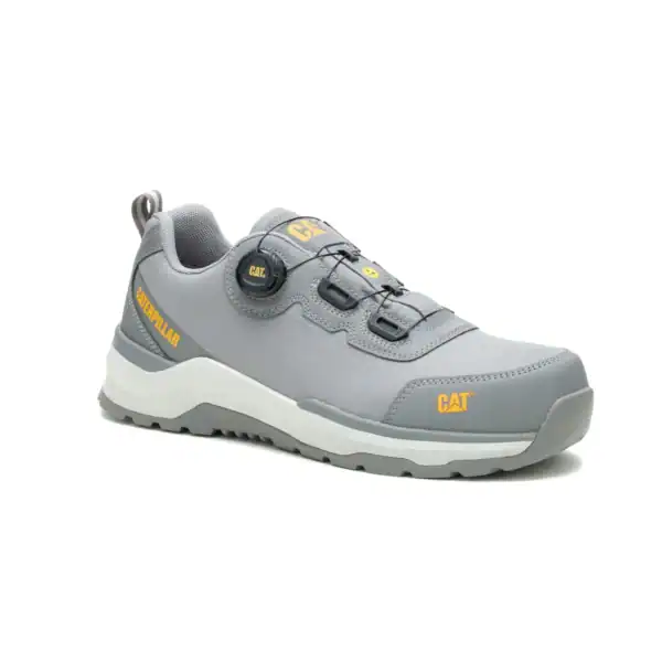 CAT INDUCTOR TECH Lo S3 | Grey + automatyczny system sznurowania – technologie komfortu w obuwiu Caterpillar