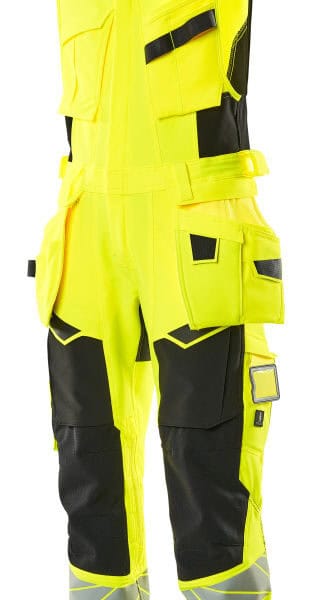 Kombinezon roboczy MASCOT ACCELERATE SAFE 19069-711-1709 – ogrodniczki stretch Hi-Vis z kieszeniami kaburowymi