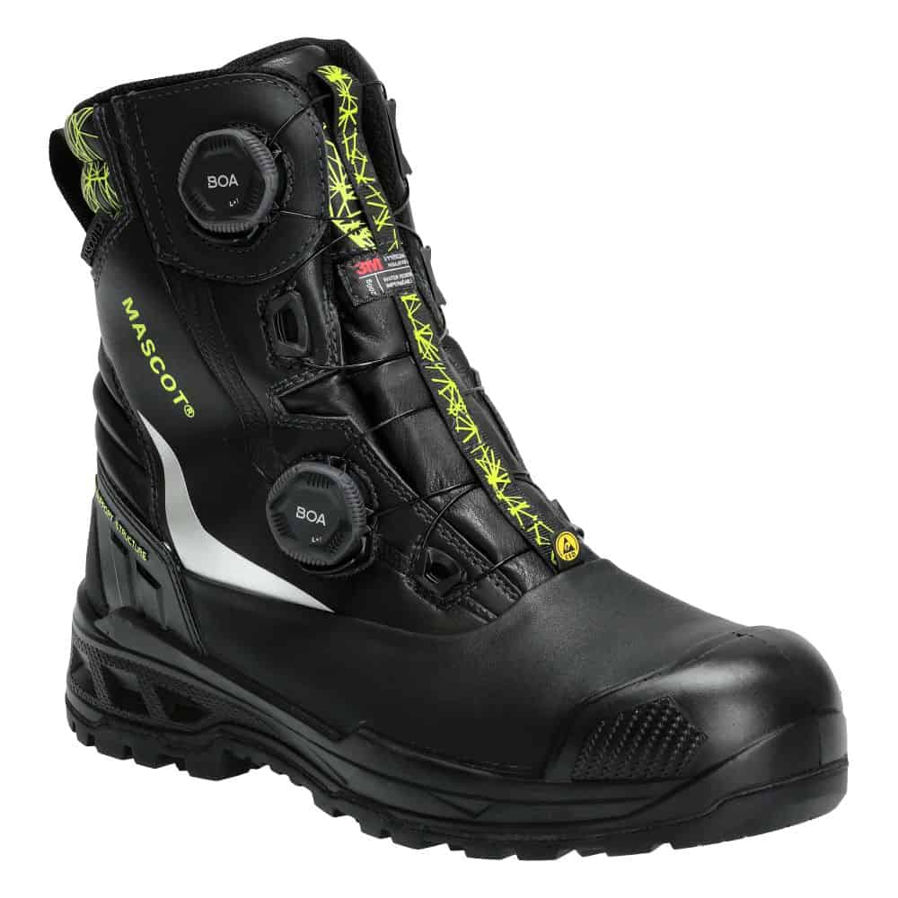 Buty ochronne Mascot F1301-902-09 FOOTWEAR INDUSTRY S7S – BOA®, wodoodporne, czarne 10 Buty ochronne Mascot F1301-902-09 FOOTWEAR INDUSTRY S7S – BOA®, wodoodporne, czarne - obrazek 10