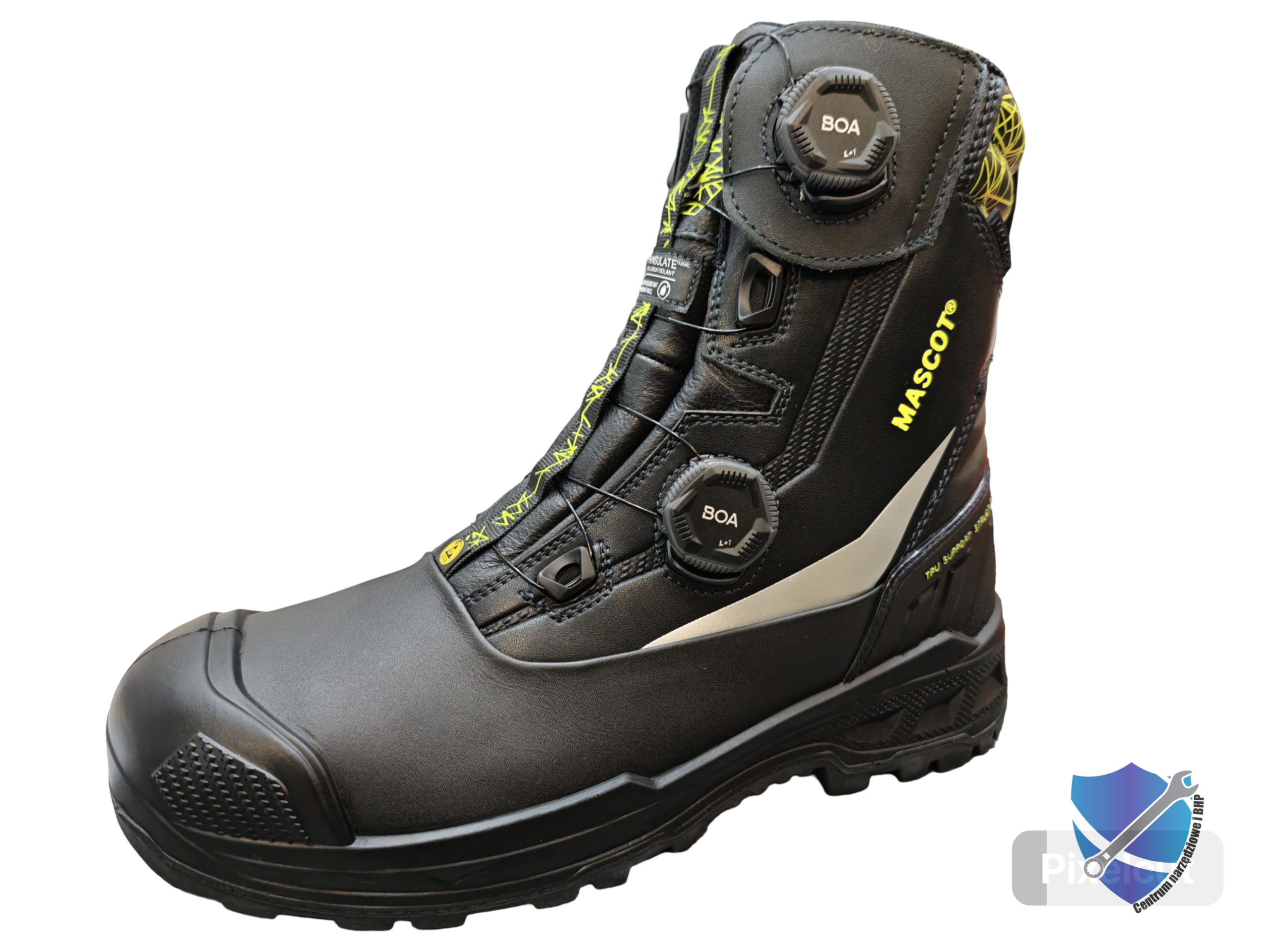Buty ochronne Mascot F1301-902-09 FOOTWEAR INDUSTRY S7S – BOA®, wodoodporne, czarne 4 Buty ochronne Mascot F1301-902-09 FOOTWEAR INDUSTRY S7S – BOA®, wodoodporne, czarne - obrazek 4