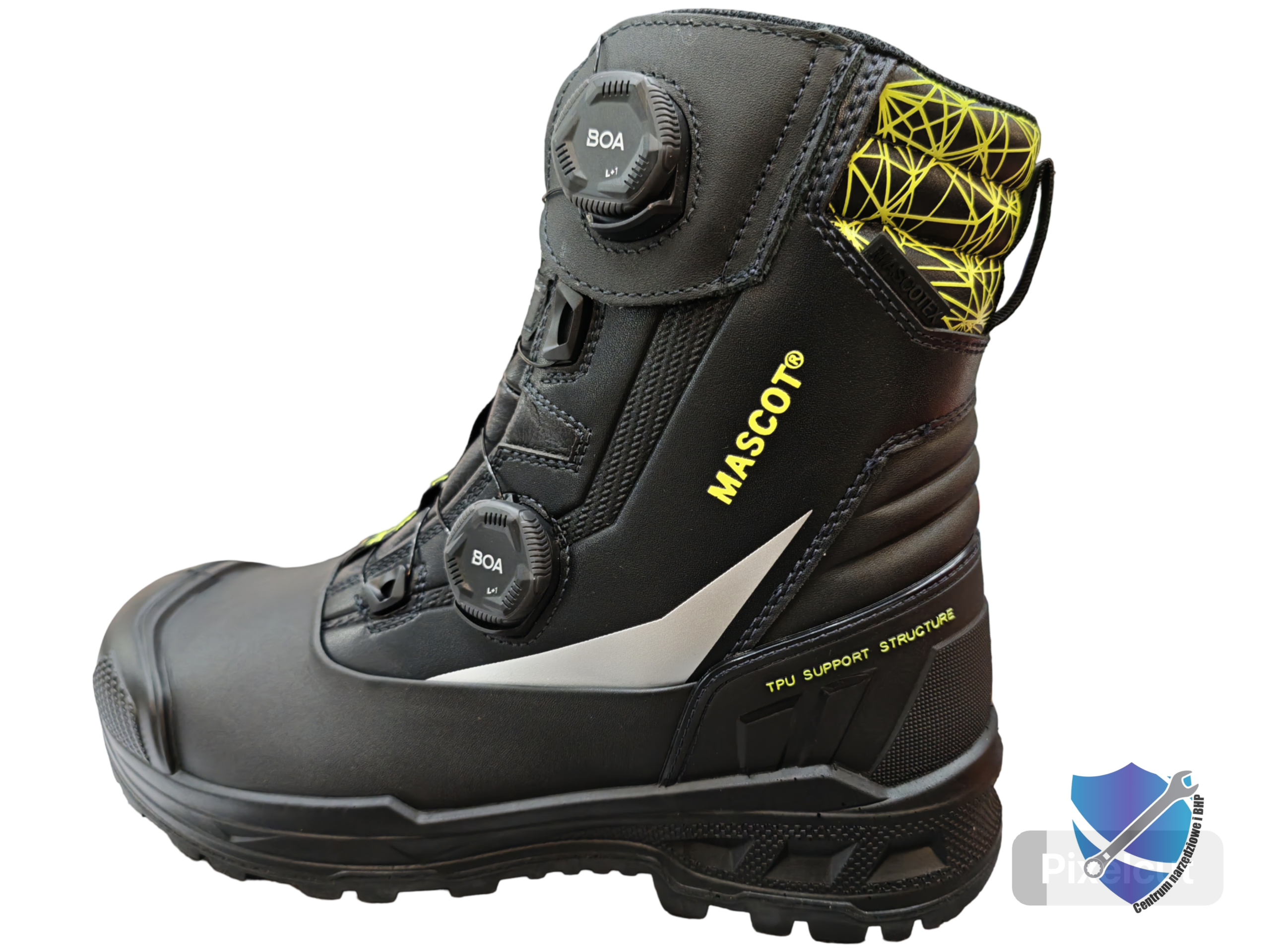 Buty ochronne Mascot F1301-902-09 FOOTWEAR INDUSTRY S7S – BOA®, wodoodporne, czarne 11 Buty ochronne Mascot F1301-902-09 FOOTWEAR INDUSTRY S7S – BOA®, wodoodporne, czarne - obrazek 11