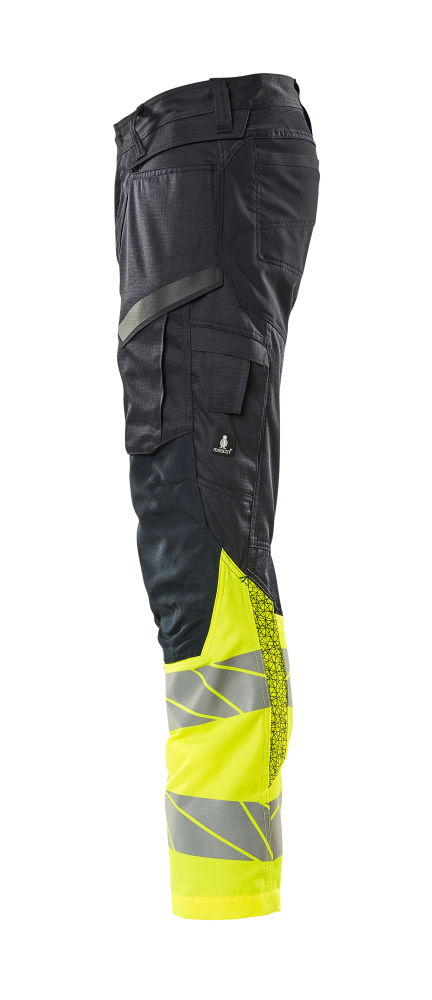 Spodnie robocze ostrzegawcze MASCOT ACCELERATE SAFE 19679-236-01017 – Hi-Vis klasa 1, Ripstop, Stretch, CORDURA®, granatowo-żółte 8 Spodnie robocze ostrzegawcze MASCOT ACCELERATE SAFE 19679-236-01017 – Hi-Vis klasa 1, Ripstop, Stretch, CORDURA®, granatowo-żółte - obrazek 8