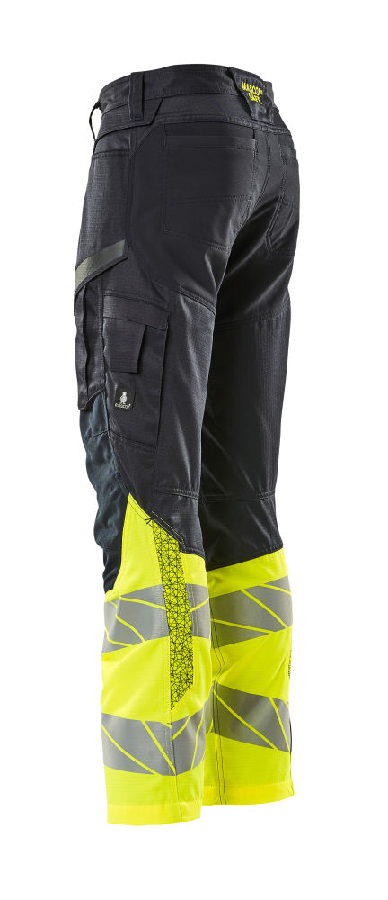 Spodnie robocze ostrzegawcze MASCOT ACCELERATE SAFE 19679-236-01017 – Hi-Vis klasa 1, Ripstop, Stretch, CORDURA®, granatowo-żółte 10 Spodnie robocze ostrzegawcze MASCOT ACCELERATE SAFE 19679-236-01017 – Hi-Vis klasa 1, Ripstop, Stretch, CORDURA®, granatowo-żółte - obrazek 10