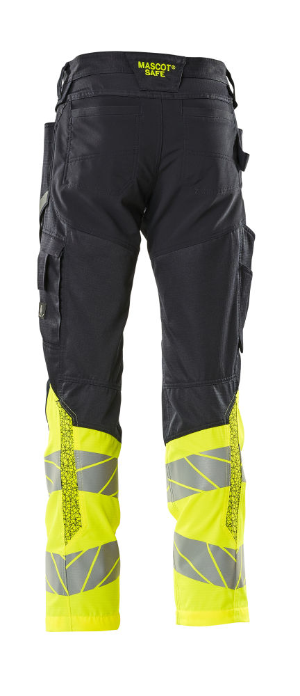 Spodnie robocze ostrzegawcze MASCOT ACCELERATE SAFE 19679-236-01017 – Hi-Vis klasa 1, Ripstop, Stretch, CORDURA®, granatowo-żółte 13 Spodnie robocze ostrzegawcze MASCOT ACCELERATE SAFE 19679-236-01017 – Hi-Vis klasa 1, Ripstop, Stretch, CORDURA®, granatowo-żółte - obrazek 13