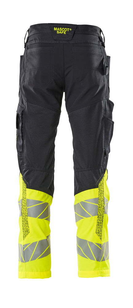 Spodnie robocze ostrzegawcze MASCOT ACCELERATE SAFE 19679-236-01017 – Hi-Vis klasa 1, Ripstop, Stretch, CORDURA®, granatowo-żółte 14 Spodnie robocze ostrzegawcze MASCOT ACCELERATE SAFE 19679-236-01017 – Hi-Vis klasa 1, Ripstop, Stretch, CORDURA®, granatowo-żółte - obrazek 14