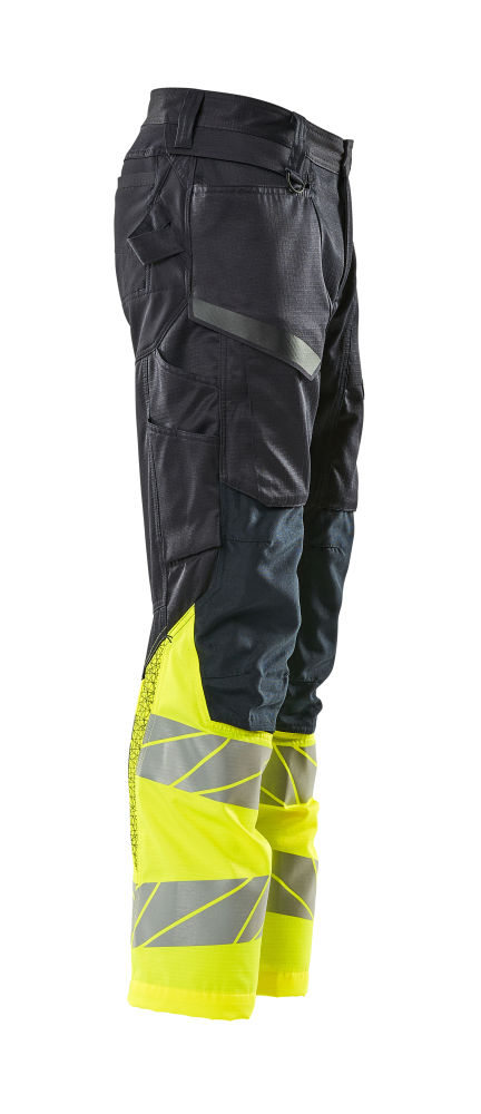 Spodnie robocze ostrzegawcze MASCOT ACCELERATE SAFE 19679-236-01017 – Hi-Vis klasa 1, Ripstop, Stretch, CORDURA®, granatowo-żółte 21 Spodnie robocze ostrzegawcze MASCOT ACCELERATE SAFE 19679-236-01017 – Hi-Vis klasa 1, Ripstop, Stretch, CORDURA®, granatowo-żółte - obrazek 21