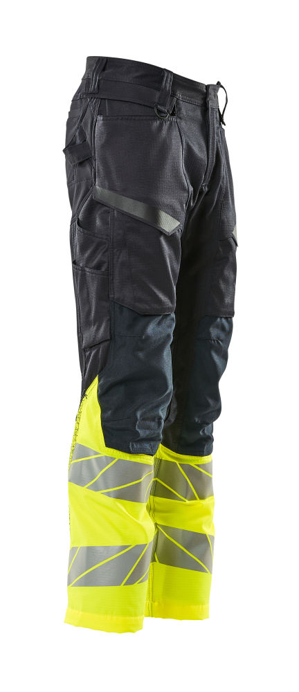 Spodnie robocze ostrzegawcze MASCOT ACCELERATE SAFE 19679-236-01017 – Hi-Vis klasa 1, Ripstop, Stretch, CORDURA®, granatowo-żółte 22 Spodnie robocze ostrzegawcze MASCOT ACCELERATE SAFE 19679-236-01017 – Hi-Vis klasa 1, Ripstop, Stretch, CORDURA®, granatowo-żółte - obrazek 22