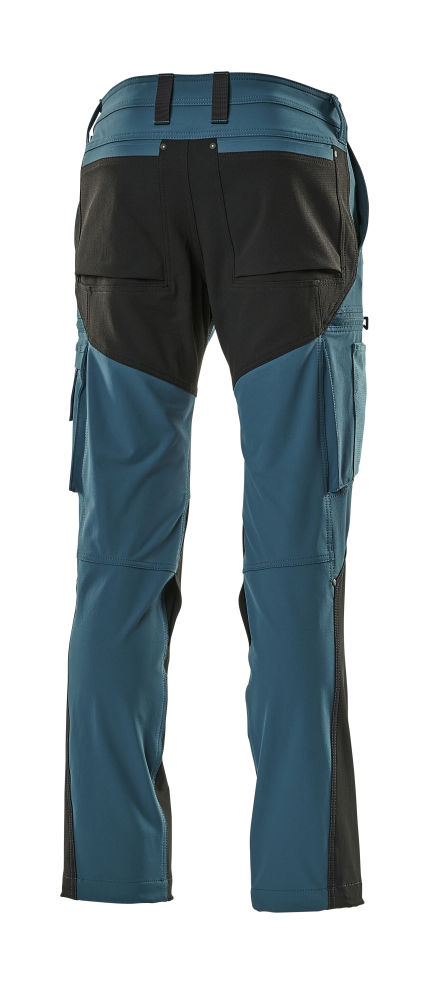 Spodnie robocze MASCOT ADVANCED 21679-311-4409 – ciemny petrolowy/czarne, ULTIMATE STRETCH, lekkie, CORDURA® 11 Spodnie robocze MASCOT ADVANCED 21679-311-4409 – ciemny petrolowy/czarne, ULTIMATE STRETCH, lekkie, CORDURA® – Bild 11