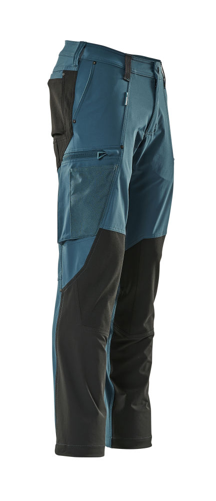 Spodnie robocze MASCOT ADVANCED 21679-311-4409 – ciemny petrolowy/czarne, ULTIMATE STRETCH, lekkie, CORDURA® 4 Spodnie robocze MASCOT ADVANCED 21679-311-4409 – ciemny petrolowy/czarne, ULTIMATE STRETCH, lekkie, CORDURA® – Bild 4
