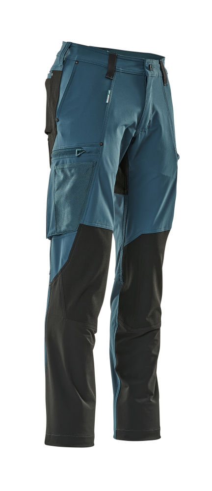 Spodnie robocze MASCOT ADVANCED 21679-311-4409 – ciemny petrolowy/czarne, ULTIMATE STRETCH, lekkie, CORDURA® 3 Spodnie robocze MASCOT ADVANCED 21679-311-4409 – ciemny petrolowy/czarne, ULTIMATE STRETCH, lekkie, CORDURA® – Bild 3