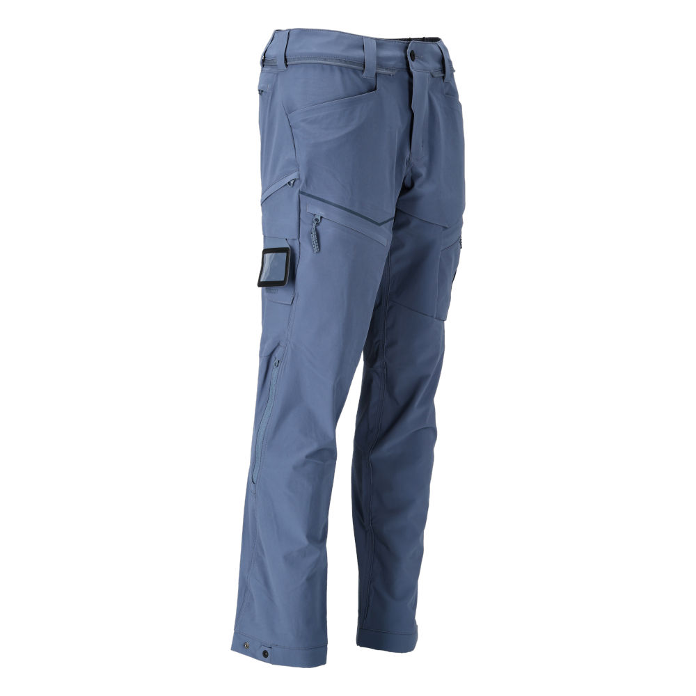 Spodnie robocze MASCOT CUSTOMIZED 22059-605-85 – ULTIMATE STRETCH, wentylowane, lekkie 180 g/m², Stone Blue 4 Spodnie robocze MASCOT CUSTOMIZED 22059-605-85 – ULTIMATE STRETCH, wentylowane, lekkie 180 g/m², Stone Blue - obrazek 4