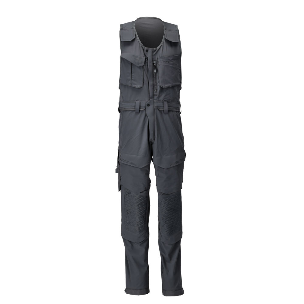 Ogrodniczki robocze MASCOT CUSTOMIZED 22069-311-09 – ULTIMATE STRETCH, CORDURA®, kieszenie na nakolanniki, czarne 1 Ogrodniczki robocze MASCOT CUSTOMIZED 22069-311-09 – ULTIMATE STRETCH, CORDURA®, kieszenie na nakolanniki, czarne