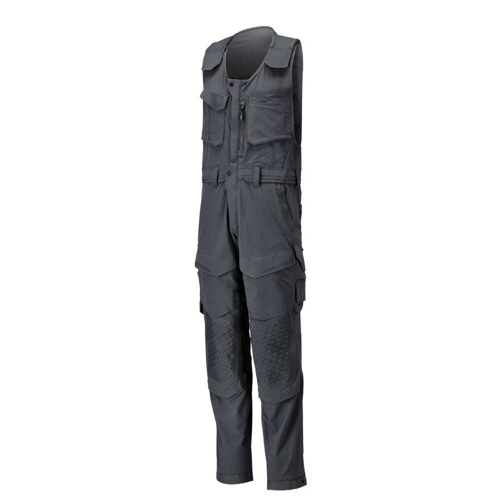 Ogrodniczki robocze MASCOT CUSTOMIZED 22069-311-09 – ULTIMATE STRETCH, CORDURA®, kieszenie na nakolanniki, czarne 3 Ogrodniczki robocze MASCOT CUSTOMIZED 22069-311-09 – ULTIMATE STRETCH, CORDURA®, kieszenie na nakolanniki, czarne - obrazek 3