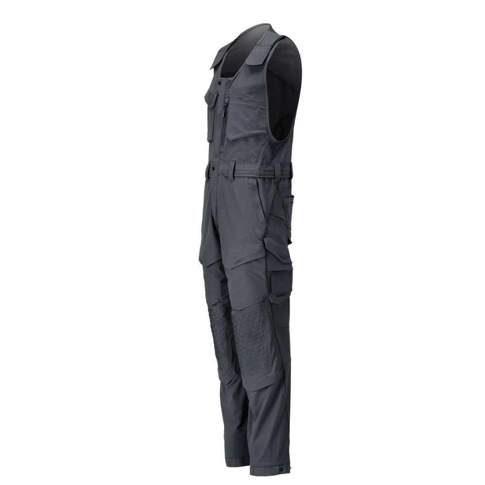 Ogrodniczki robocze MASCOT CUSTOMIZED 22069-311-09 – ULTIMATE STRETCH, CORDURA®, kieszenie na nakolanniki, czarne 5 Ogrodniczki robocze MASCOT CUSTOMIZED 22069-311-09 – ULTIMATE STRETCH, CORDURA®, kieszenie na nakolanniki, czarne - obrazek 5