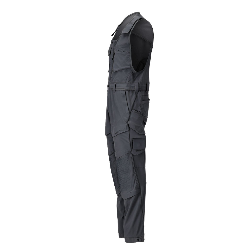 Ogrodniczki robocze MASCOT CUSTOMIZED 22069-311-09 – ULTIMATE STRETCH, CORDURA®, kieszenie na nakolanniki, czarne 6 Ogrodniczki robocze MASCOT CUSTOMIZED 22069-311-09 – ULTIMATE STRETCH, CORDURA®, kieszenie na nakolanniki, czarne - obrazek 6