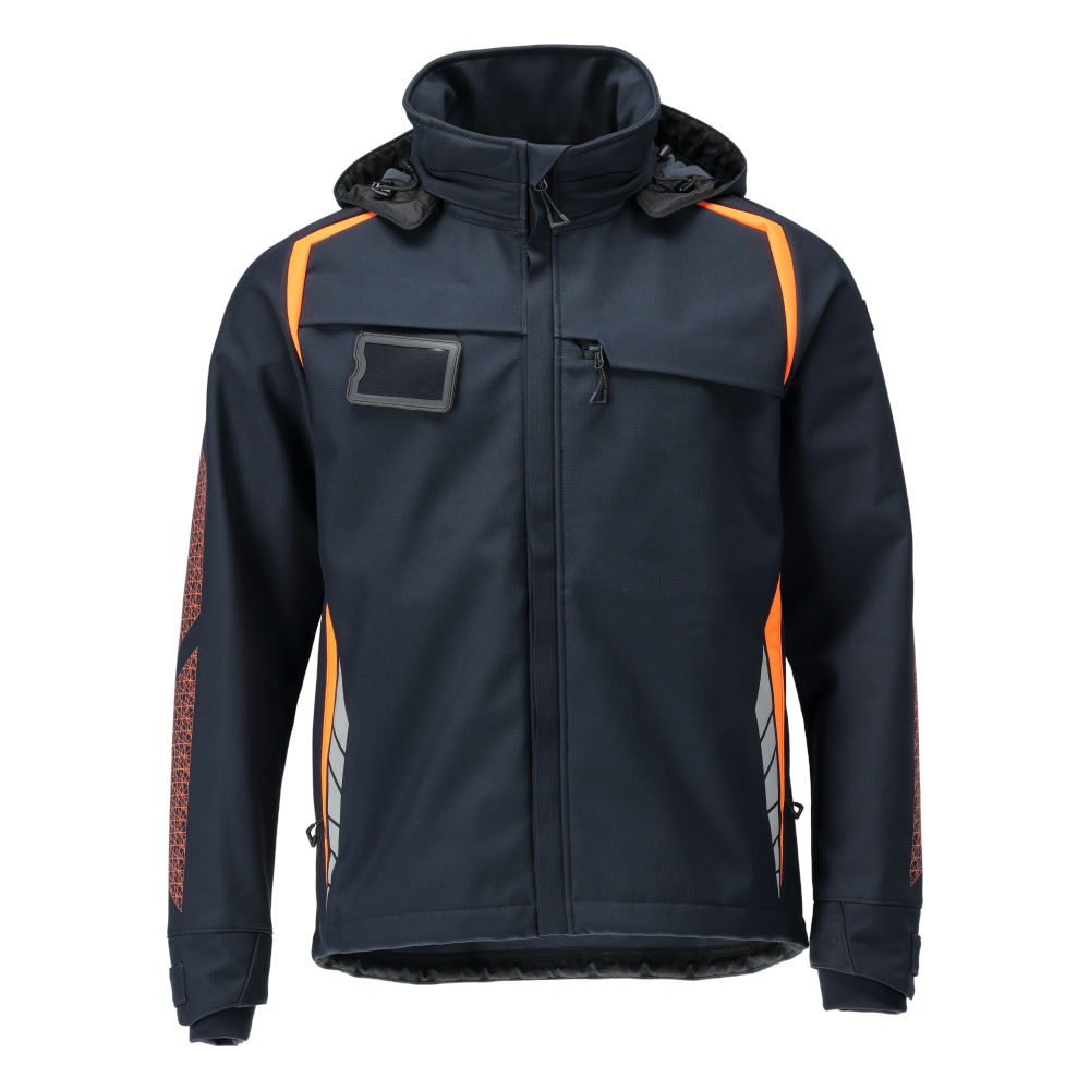 MASCOT ACCELERATE SAFE 23002-246-01014 – kurtka softshell z kapturem, ciemny granat/pomarańcz hi-vis 24 MASCOT ACCELERATE SAFE 23002-246-01014 – kurtka softshell z kapturem, ciemny granat/pomarańcz hi-vis - obrazek 24