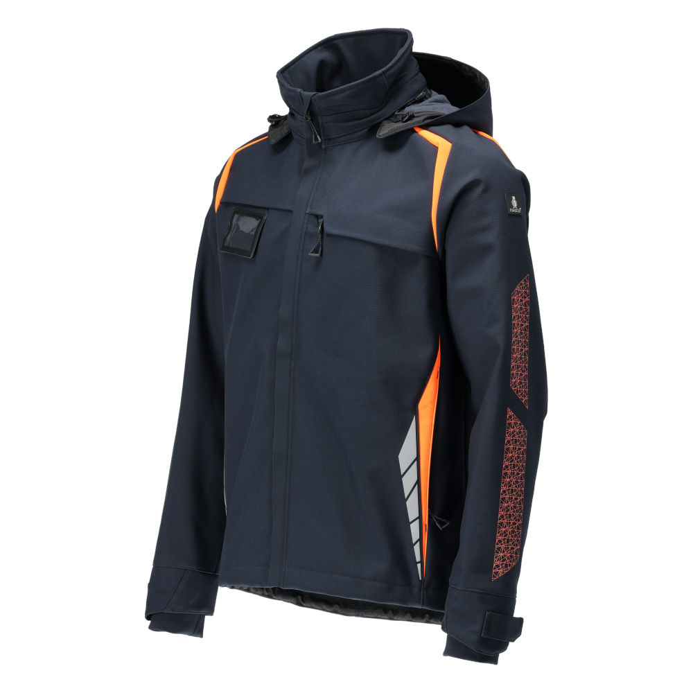 MASCOT ACCELERATE SAFE 23002-246-01014 – kurtka softshell z kapturem, ciemny granat/pomarańcz hi-vis 21 MASCOT ACCELERATE SAFE 23002-246-01014 – kurtka softshell z kapturem, ciemny granat/pomarańcz hi-vis - obrazek 21