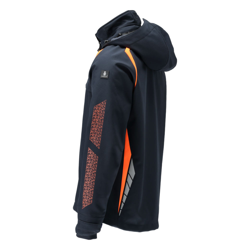 MASCOT ACCELERATE SAFE 23002-246-01014 – kurtka softshell z kapturem, ciemny granat/pomarańcz hi-vis 17 MASCOT ACCELERATE SAFE 23002-246-01014 – kurtka softshell z kapturem, ciemny granat/pomarańcz hi-vis - obrazek 17