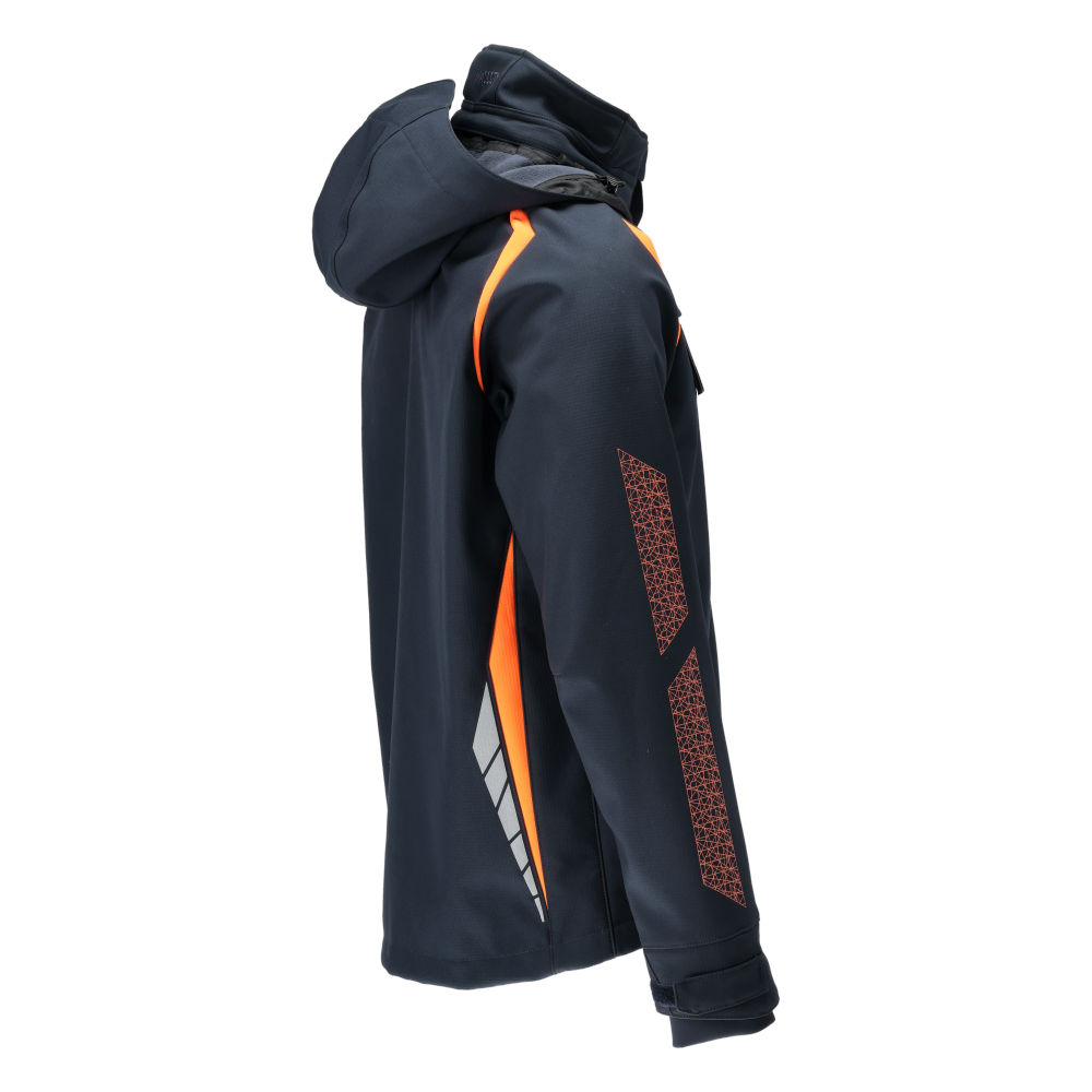 MASCOT ACCELERATE SAFE 23002-246-01014 – kurtka softshell z kapturem, ciemny granat/pomarańcz hi-vis 7 MASCOT ACCELERATE SAFE 23002-246-01014 – kurtka softshell z kapturem, ciemny granat/pomarańcz hi-vis - obrazek 7
