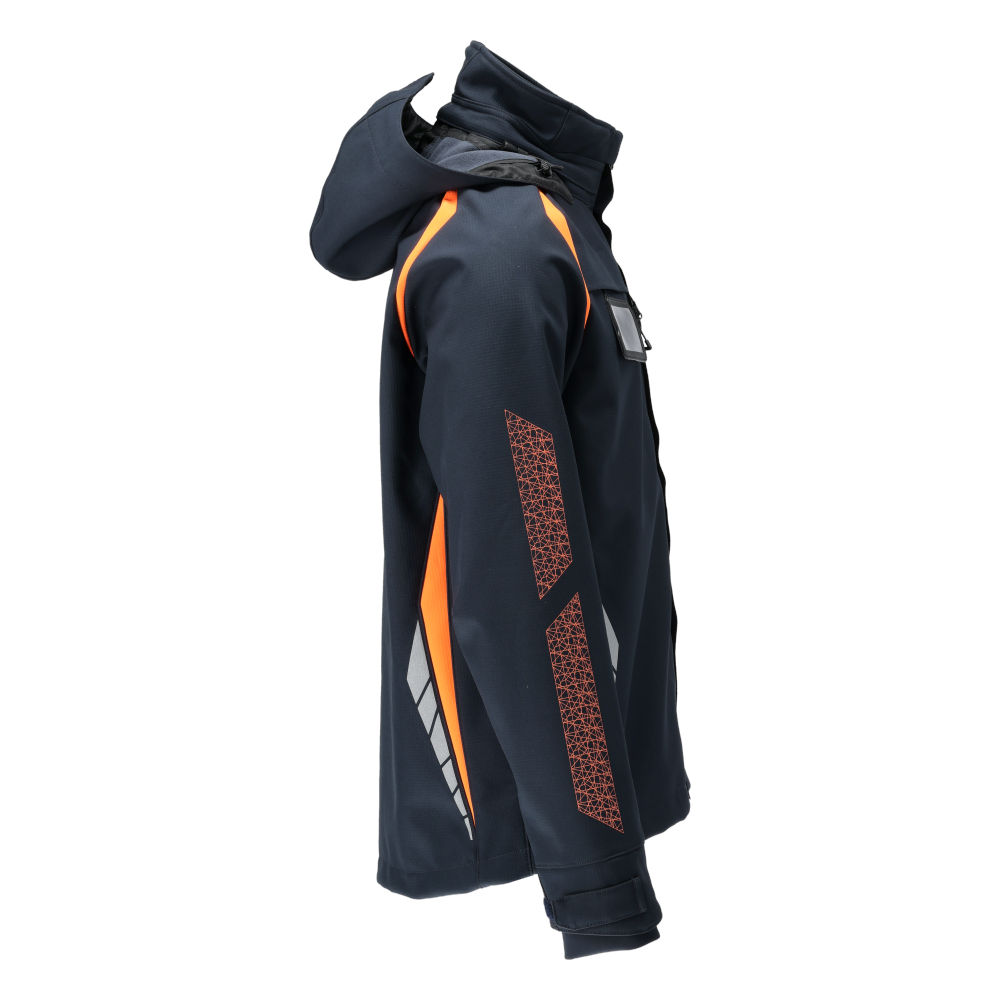 MASCOT ACCELERATE SAFE 23002-246-01014 – kurtka softshell z kapturem, ciemny granat/pomarańcz hi-vis 6 MASCOT ACCELERATE SAFE 23002-246-01014 – kurtka softshell z kapturem, ciemny granat/pomarańcz hi-vis - obrazek 6