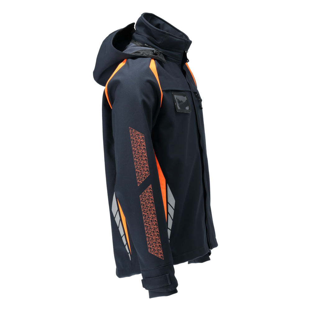 MASCOT ACCELERATE SAFE 23002-246-01014 – kurtka softshell z kapturem, ciemny granat/pomarańcz hi-vis 5 MASCOT ACCELERATE SAFE 23002-246-01014 – kurtka softshell z kapturem, ciemny granat/pomarańcz hi-vis - obrazek 5