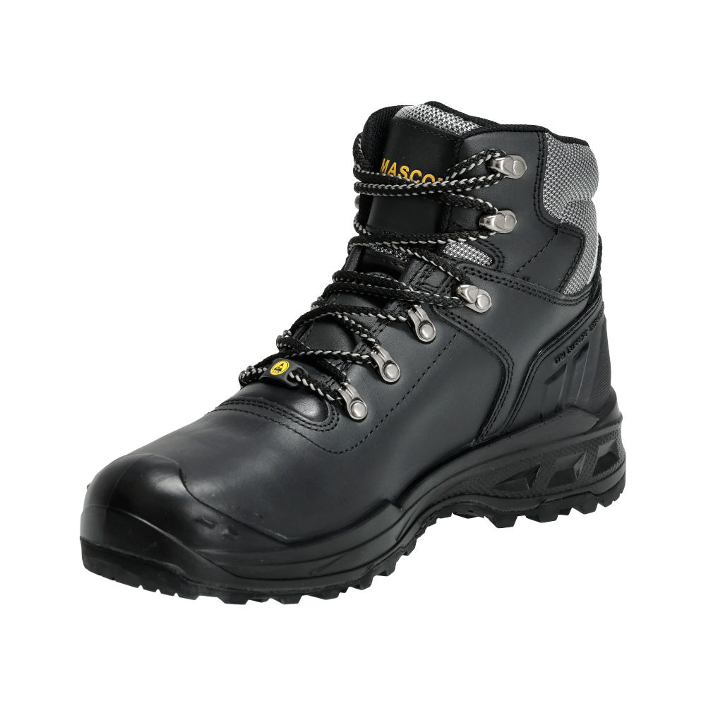 Buty ochronne MASCOT ELBRUS F0074-902-0907 S3S SR HRO ESD – skórzane, aluminiowy podnosek, podeszwa MASCOGRIP® 16 Buty ochronne MASCOT ELBRUS F0074-902-0907 S3S SR HRO ESD – skórzane, aluminiowy podnosek, podeszwa MASCOGRIP® - obrazek 16